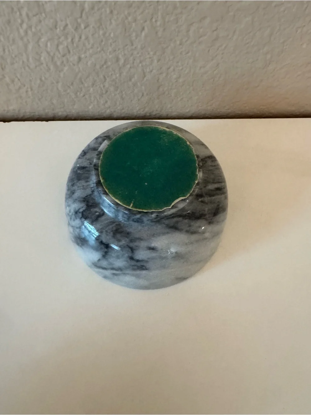 Marble Mortar and Pestle - Gray and White Marble Finish